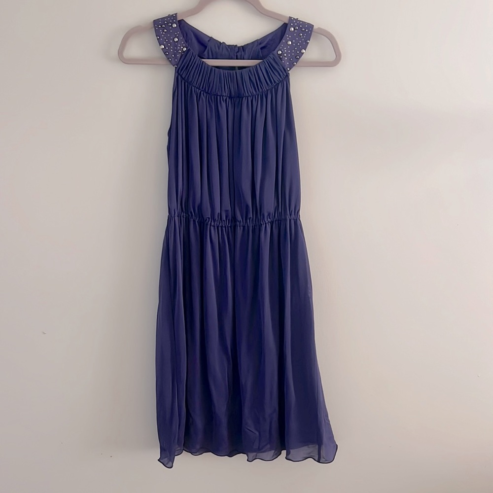 Pennyblack purple dress with stones details